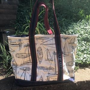 L.L. Bean | Bags | Rare Large Vintage 9s Ll Bean Boat Tote Canvas